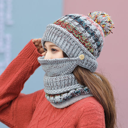 winter knitted hat for women
