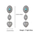 Semi-precious Stone Beaded Twin Earrings DNXE08781