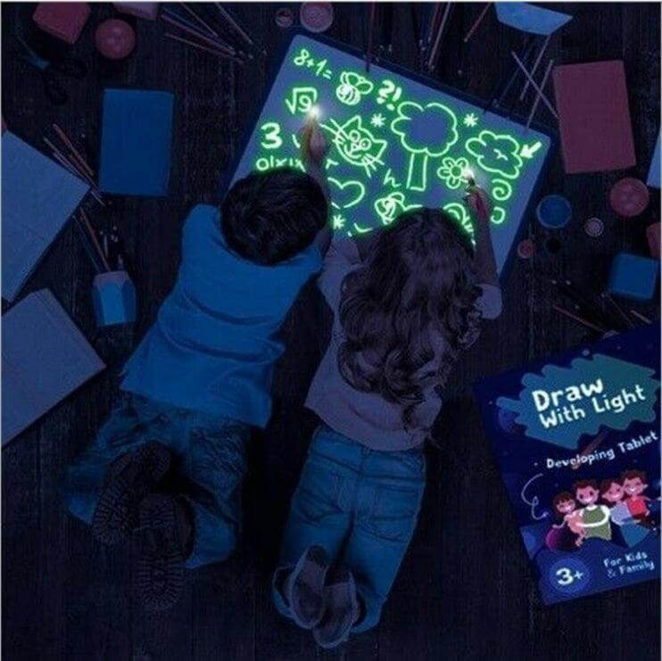 3D drawing pad Educational Toy Drawing 8 Light Effects