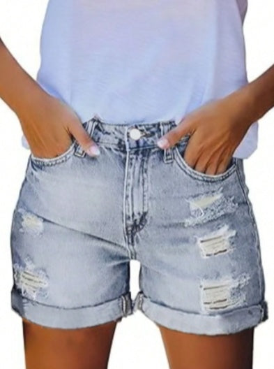 Women Stretchy Denim Shorts