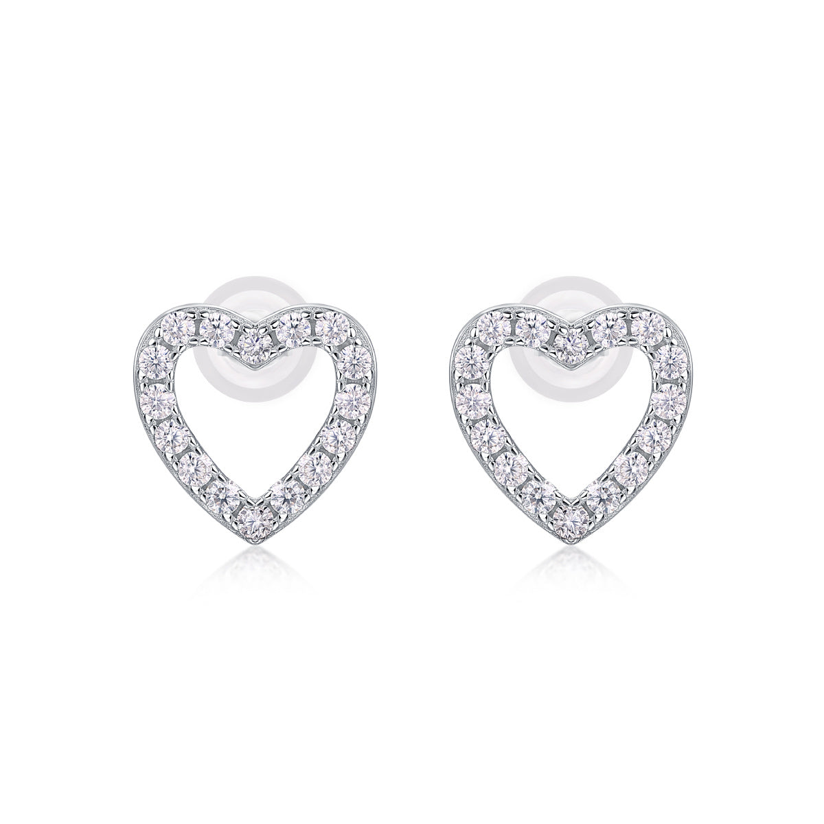Heart-shaped earring 