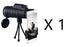 Compatible with Apple, Monocular Telescope Zoom Scope with Compass Phone Clip Tripod 1 pc