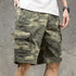 Comfortable summer shorts for men Casual Camouflage Shorts Men Green