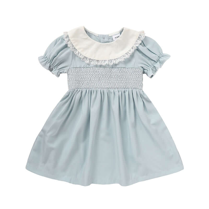 cute puff sleeve dress Toddler Girls&