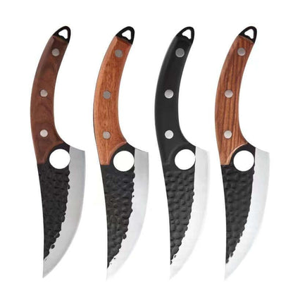 stainless steel kitchen knives Hand Hammered Tone Boning Knife