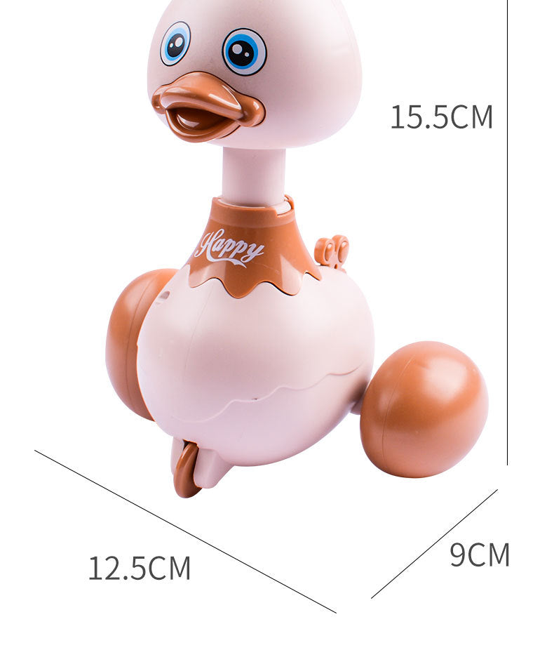 Press And Shake Duck Motorcycle Toy