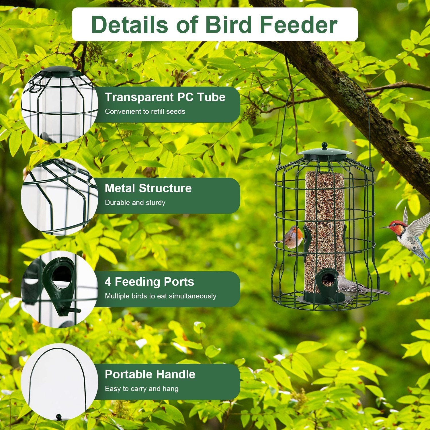 Outdoor Wild Bird Feeder