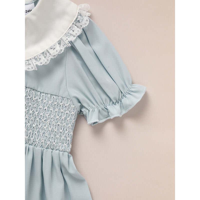 cute puff sleeve dress Toddler Girls&