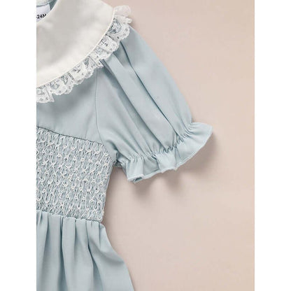 cute puff sleeve dress Toddler Girls&