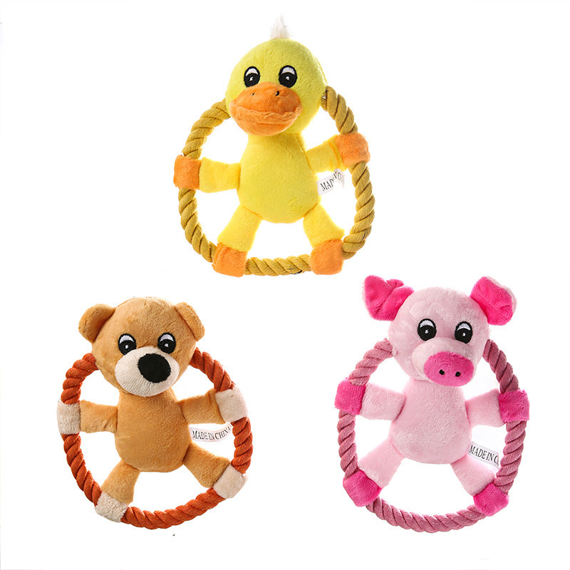 Pet Toy Pig Duck Bear 