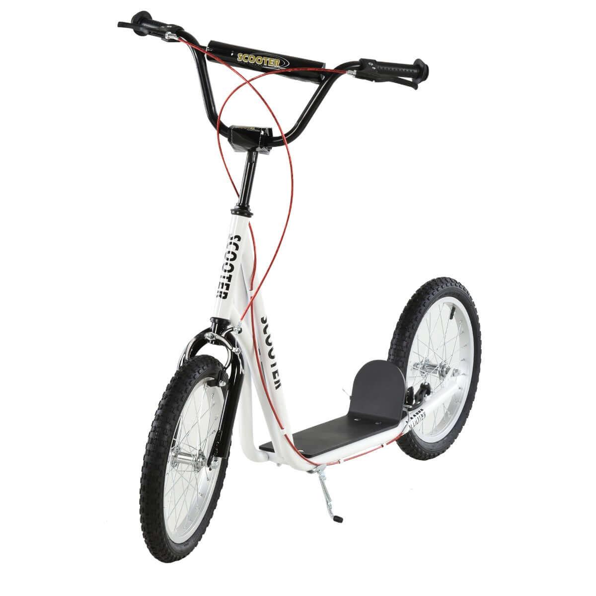 lightweight kick scooter Toddler Scooter, White, Adjustable Handlebar White