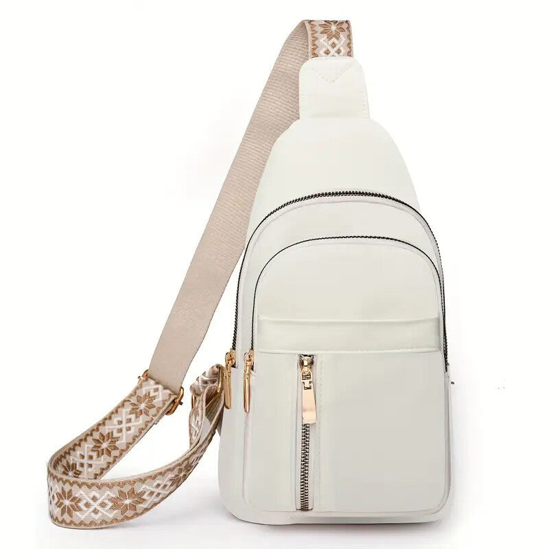 Zippered Shoulder Bag 