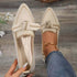 Casual summer shoes for women Pointed Toe Bow Flat Shoes for Women Milky White
