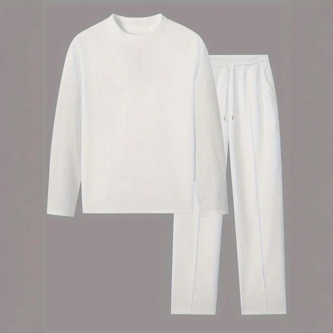 Mens Basic Minimalist Solid-Color Suit