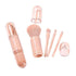 travel makeup brush kit 4in1 Portable Makeup Brush Set Beauty Brush Pink