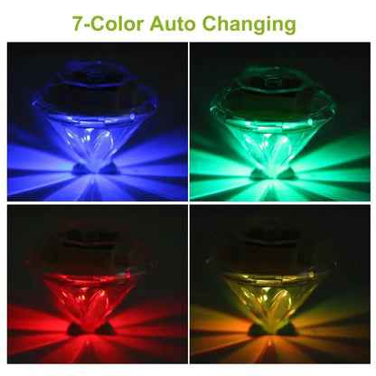 solar lights for yard 4Pcs Solar Garden Light Outdoor Diamond LED