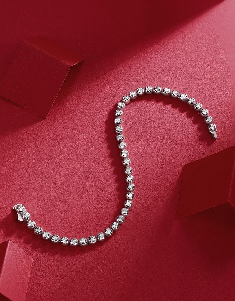 Mosan diamond silver bracelet Luxury Bracelet Diamond Silver Bracelet