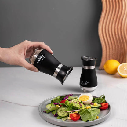 Salt And Pepper Shakers Set - Salt Containers For Gifts,