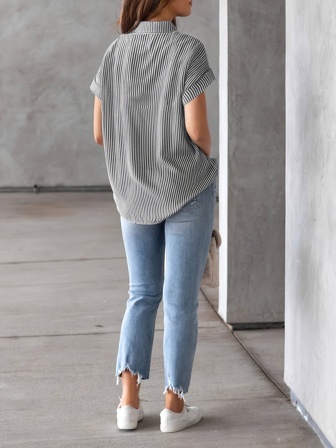 Elegant Collared Shirt For Women