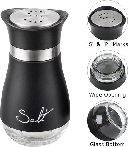 Salt And Pepper Shakers Set - Salt Containers For Gifts,