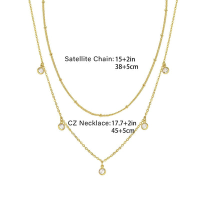 chain necklace for women Waterdrop Chain Necklace