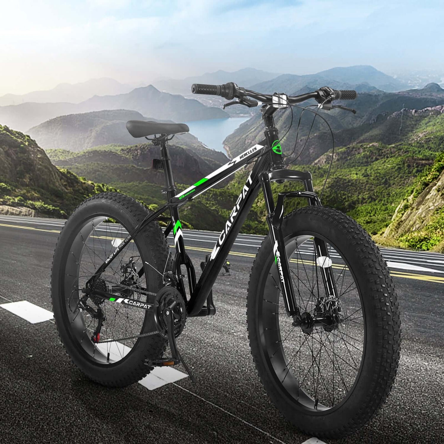 S26109 Elecony 26 Inch Fat Tire Bike Adult&amp;Youth