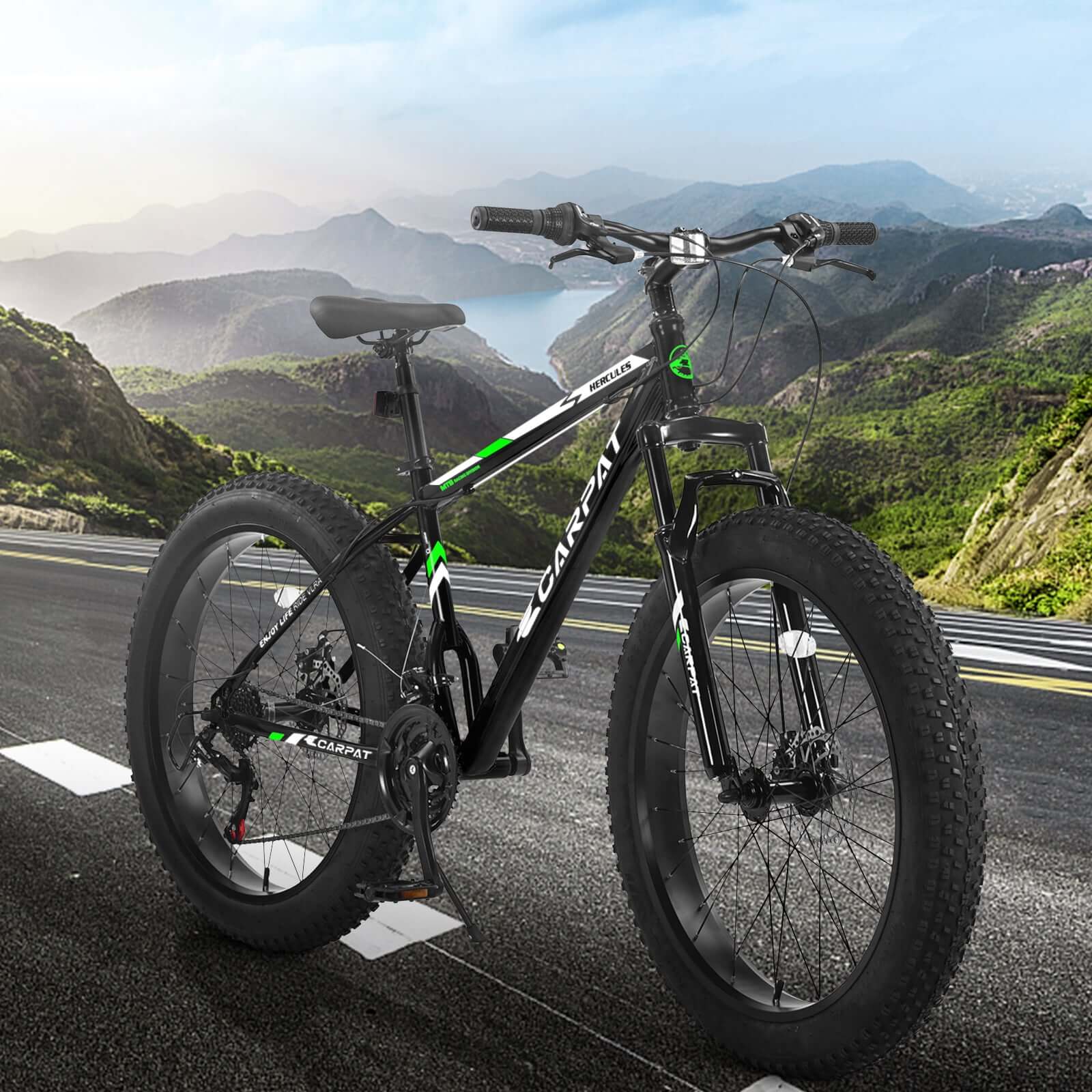 S26109 Elecony 26 Inch Fat Tire Bike Adult&amp;Youth
