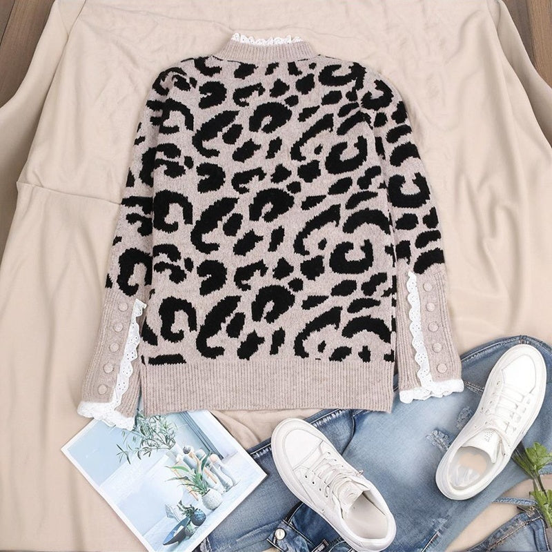 leopard print sweater 