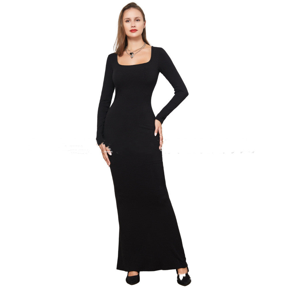 Long Sleeve Narrow Dress
