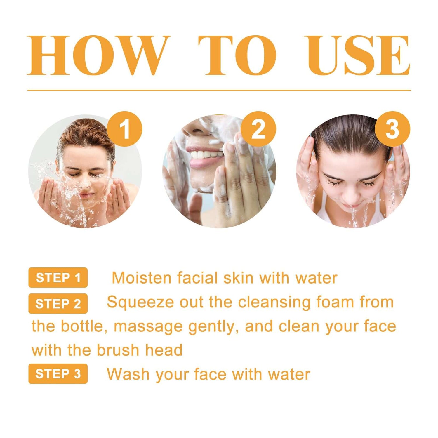 deep clean facial cleanser Hoygi Brightening Facial Cleanser