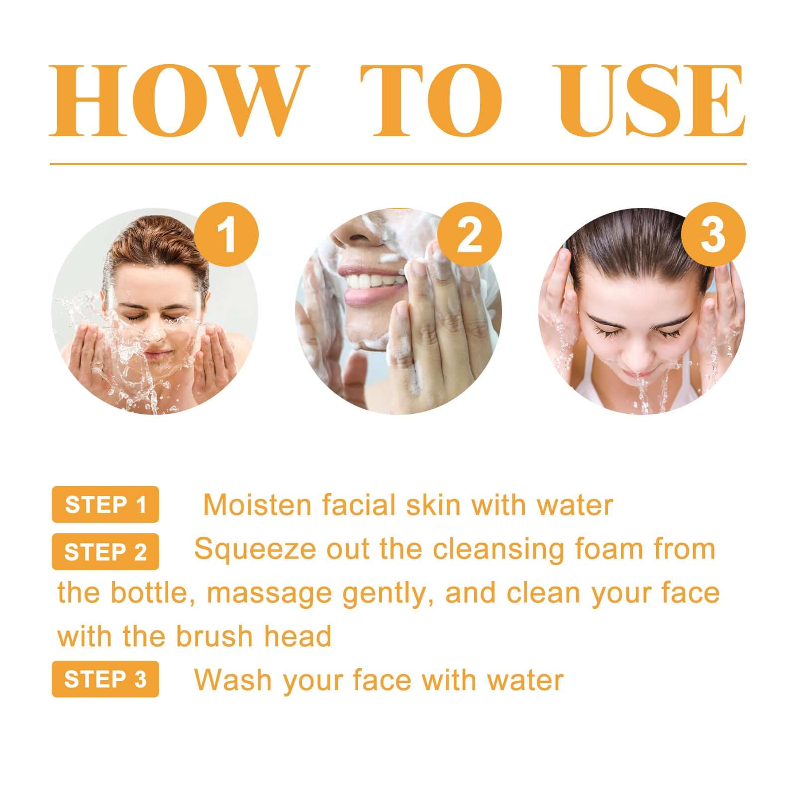 deep clean facial cleanser Hoygi Brightening Facial Cleanser