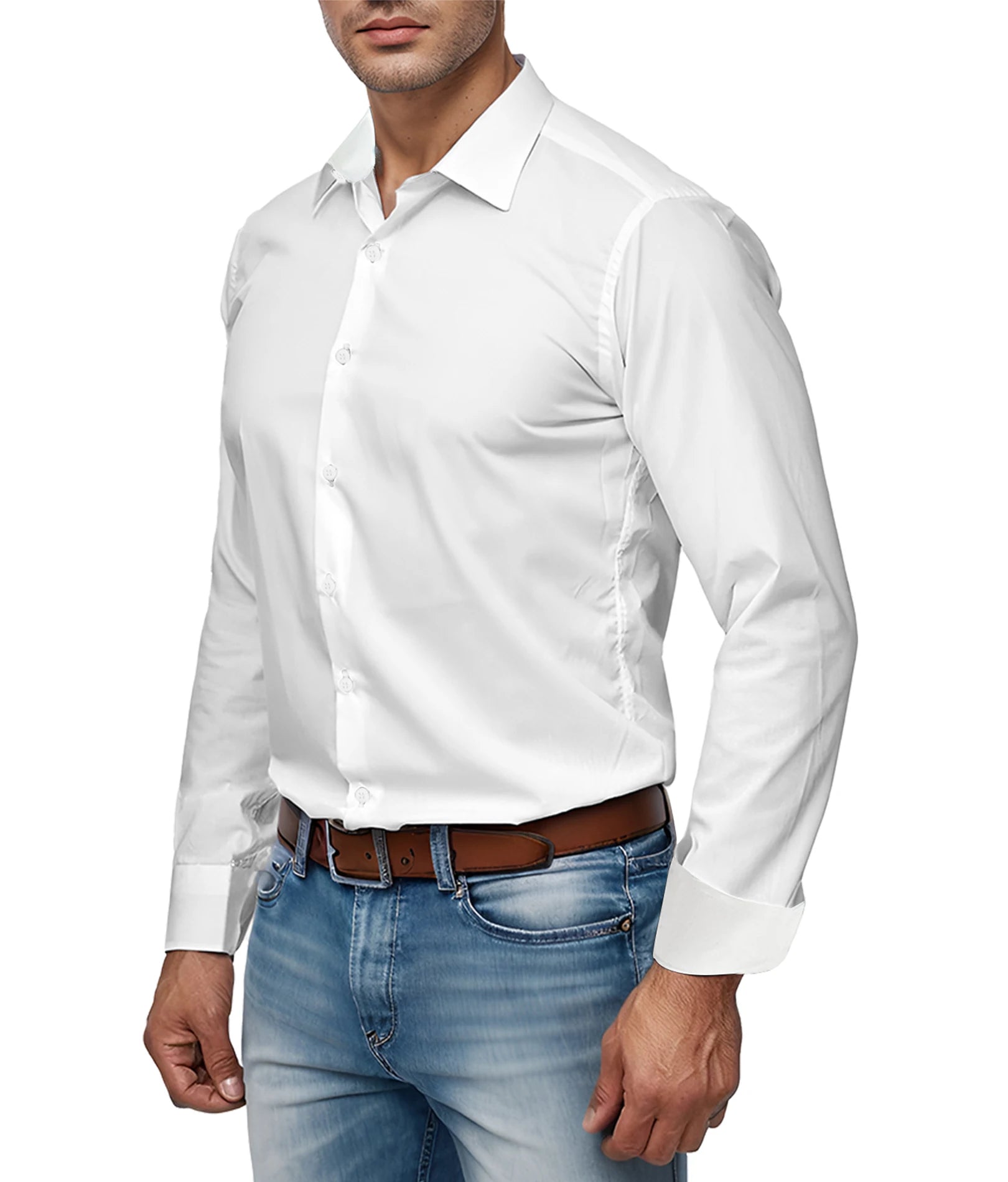 Men's Color-Block Slim Fit 