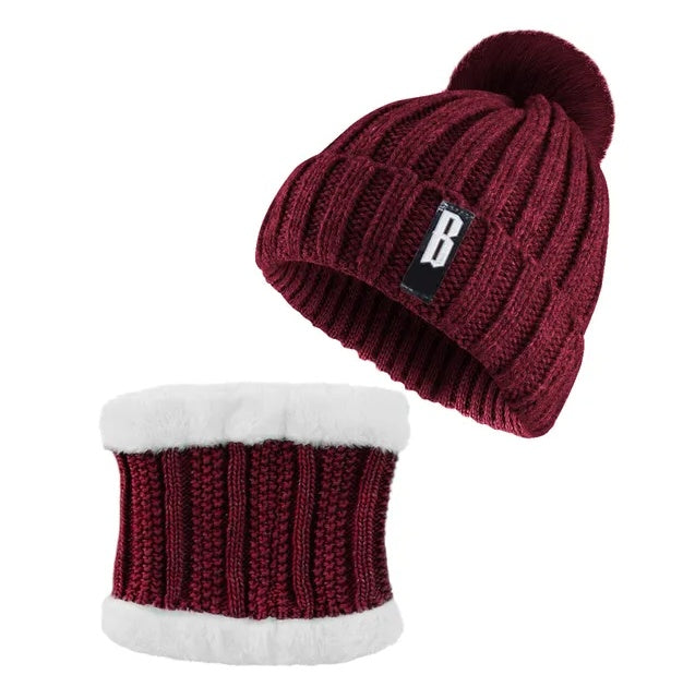 Winter Beanie Hat Scarf for Women