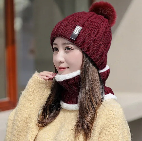 Beanie Hat Scarf