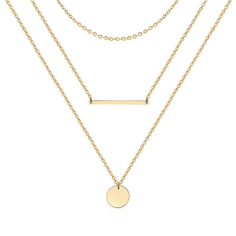 Choker Necklace Layering Choker Necklaces For Women Golden