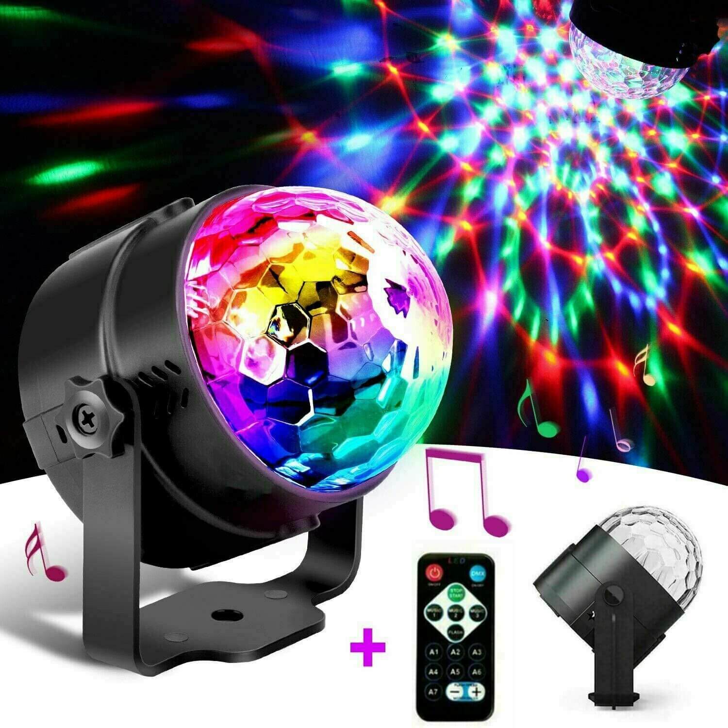 Colorful disco ball with remote control 