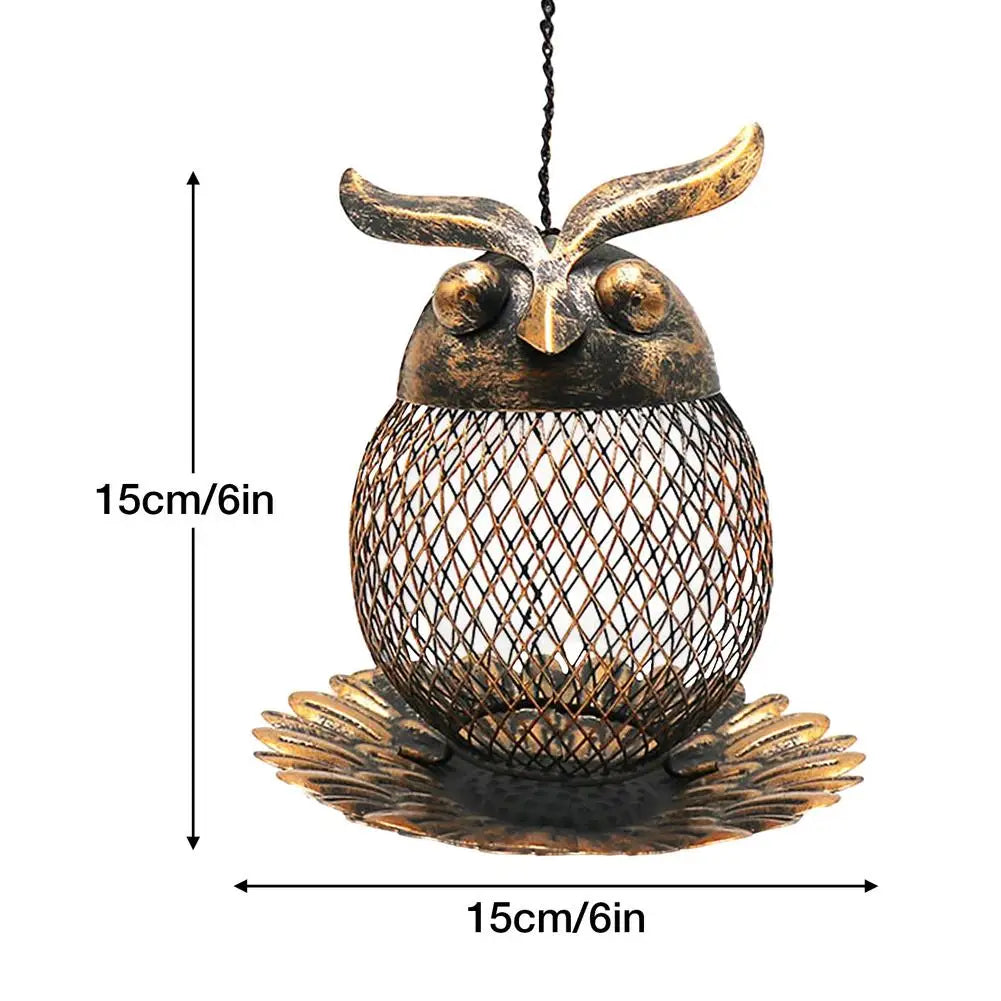 Owl Shape Bird FeederOwl Shape Bird Feeder