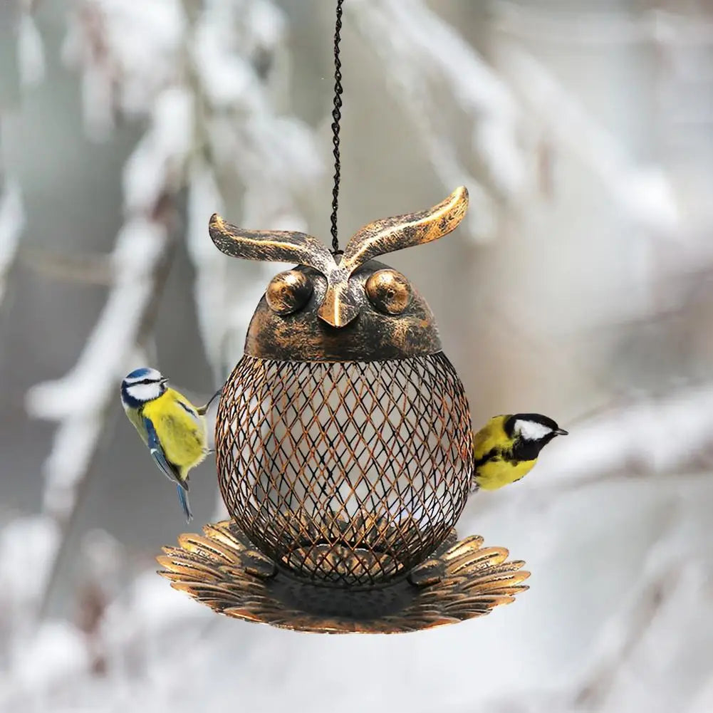 Owl Shape Bird FeederOwl Shape Bird Feeder