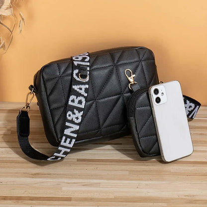 Womens Messenger Bag - New Two-piece Set Women&