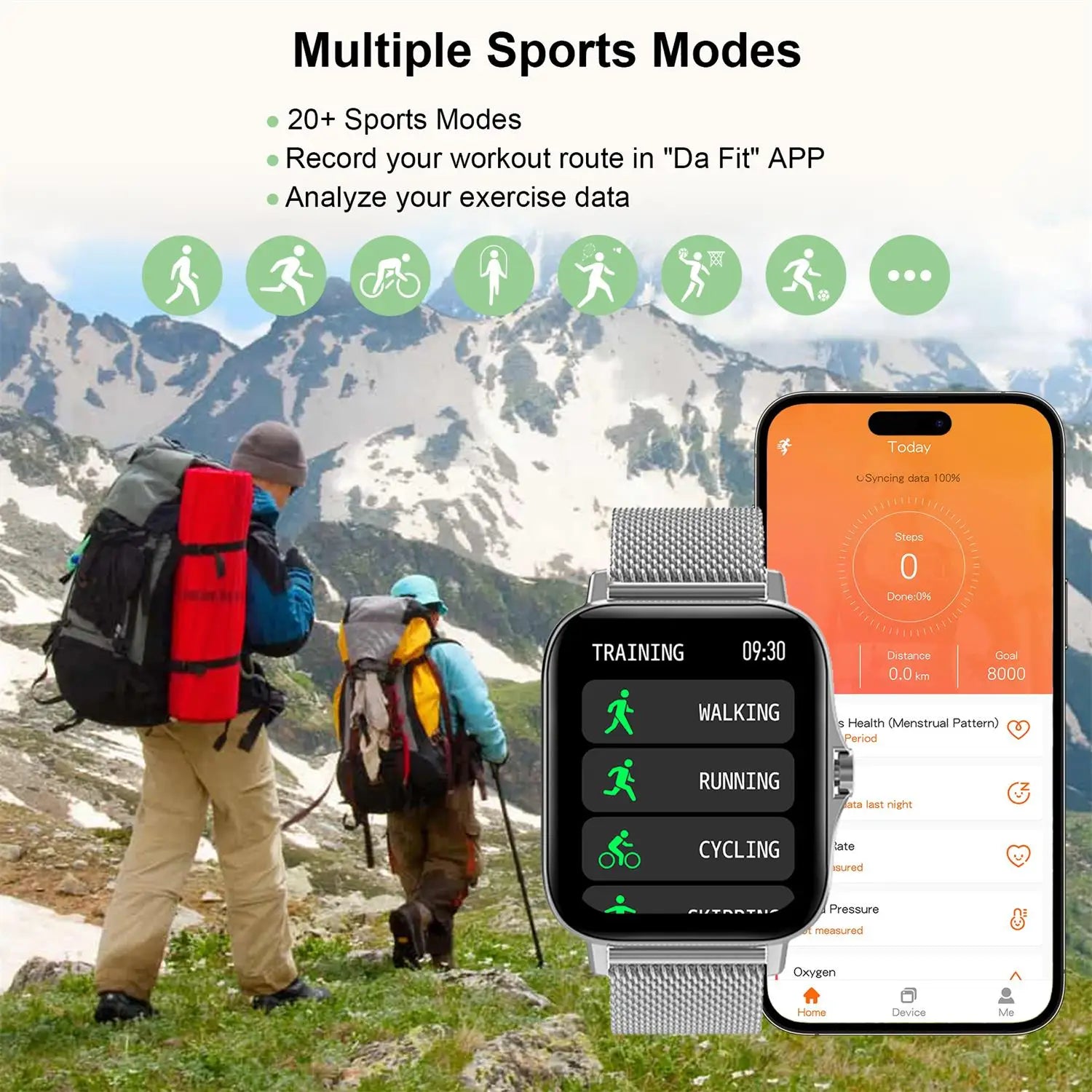 Men Women Smart Watch