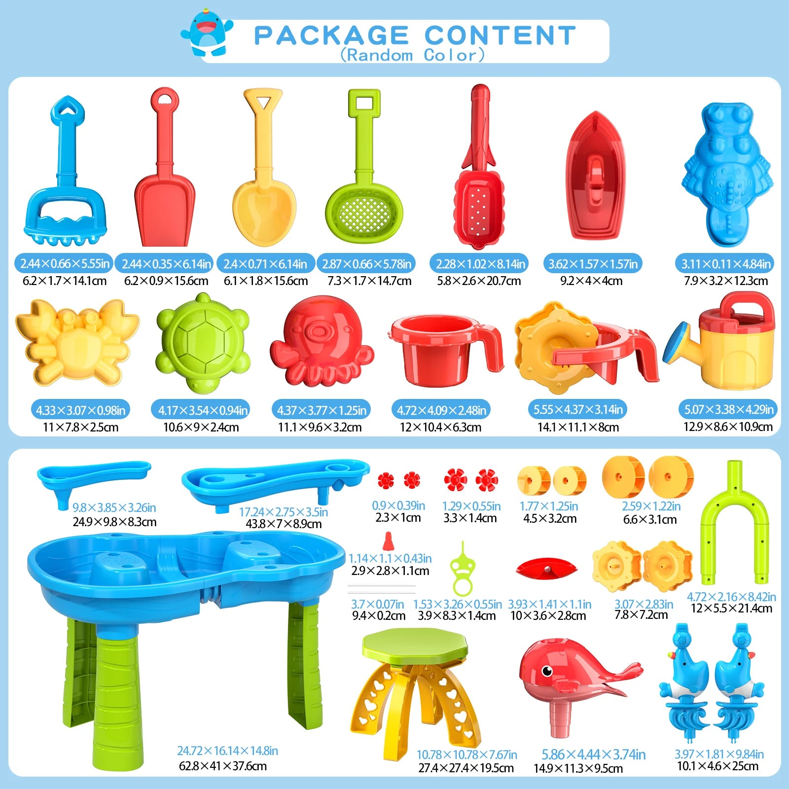 Outdoor sand and water toy