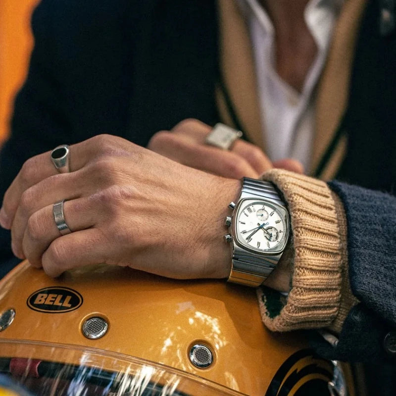 stainless steel quartz wrist watch 