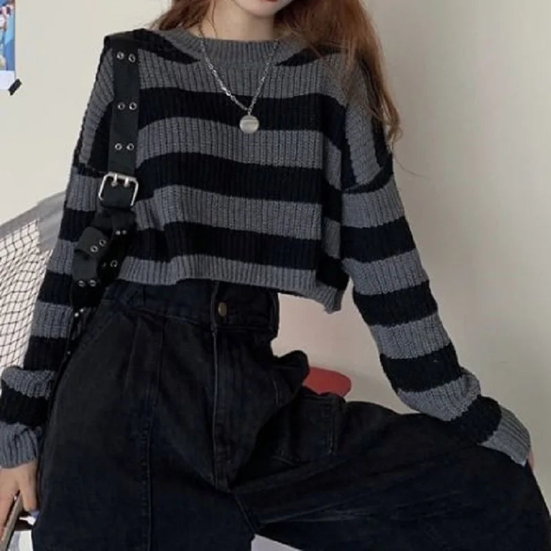 Women Cropped Sweater