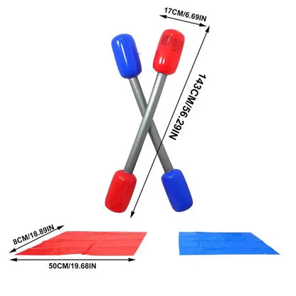 Jousting Yard Game Inflatable Gladiator Jousting Yard Game Sticks