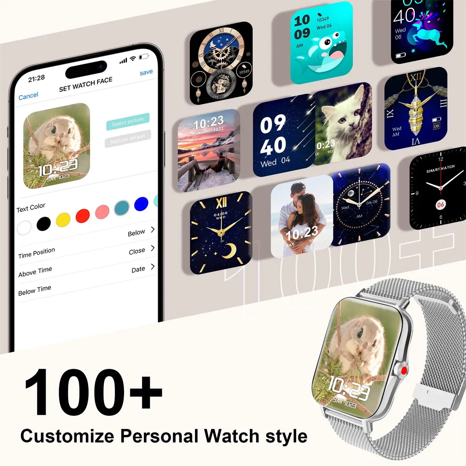 Men Women Smart Watch