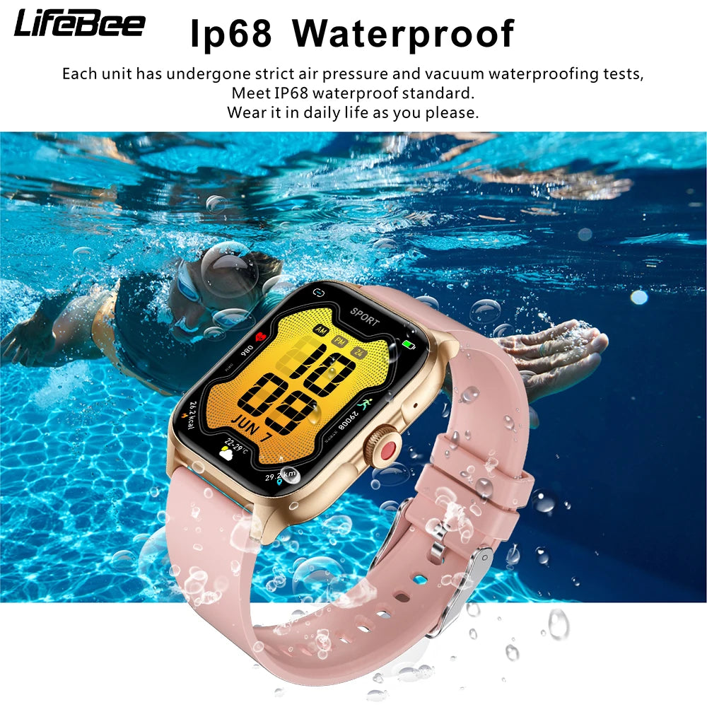 Men Smartwatch Women Activity Fitness Tracker 