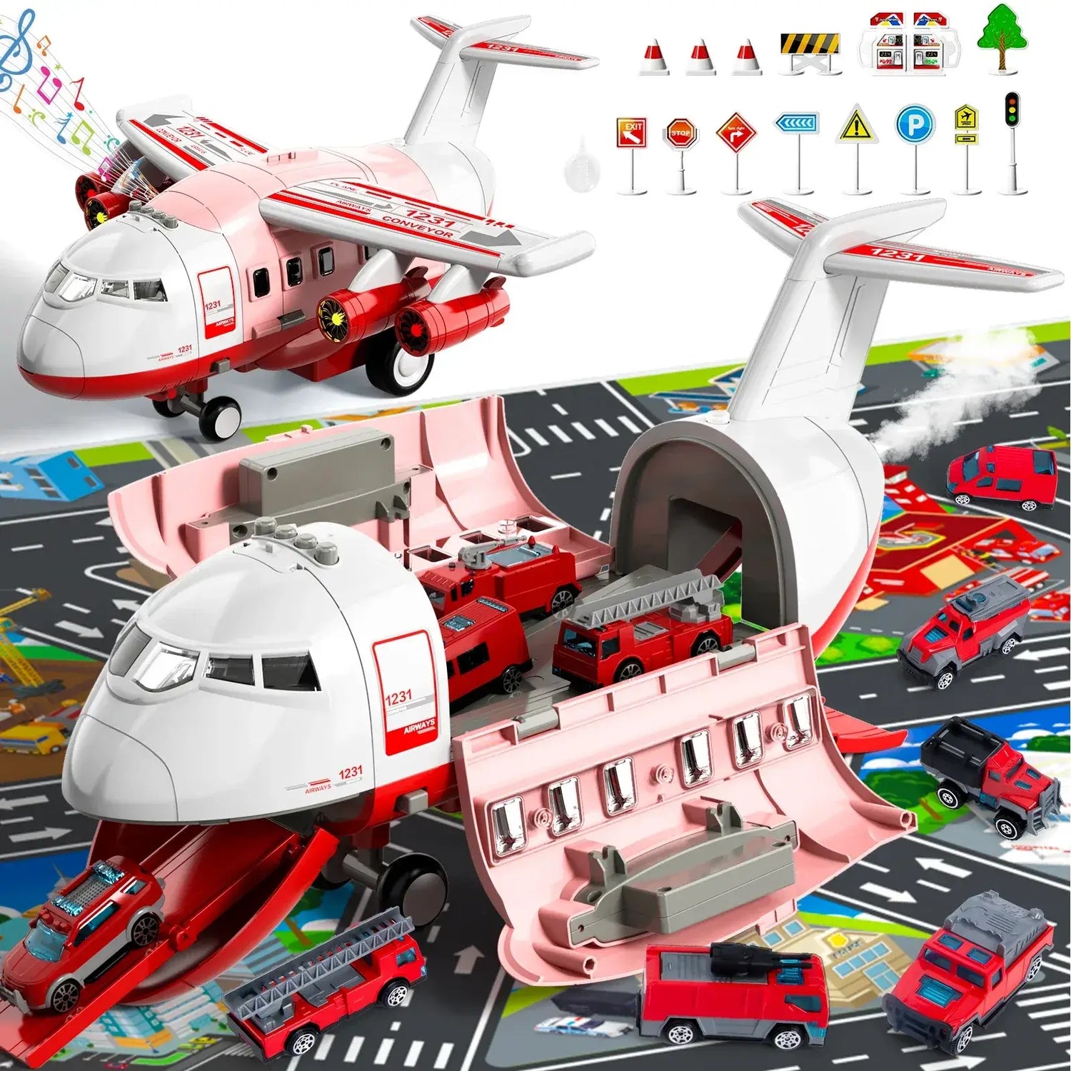 Airplane Toy for 3 Year Old, Toy Airplane for Boys Kids ,