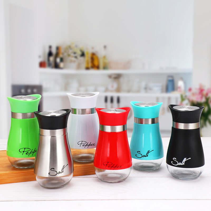 Salt And Pepper Shakers Set - Salt Containers For Gifts,