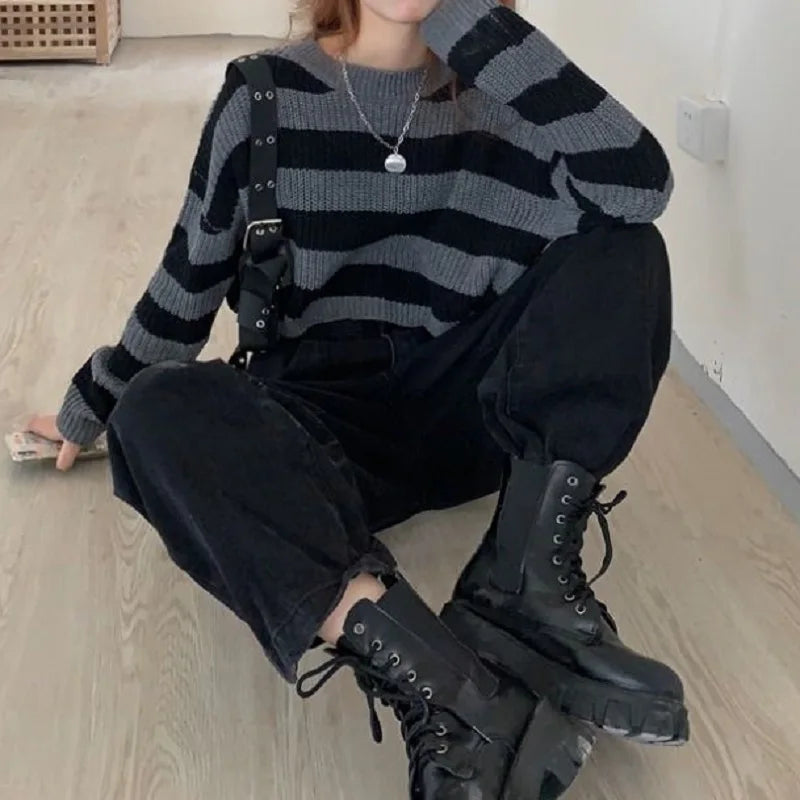 Women Cropped Sweater