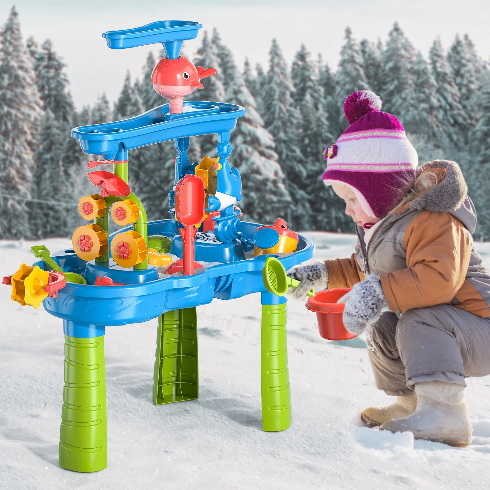 Outdoor sand and water toy